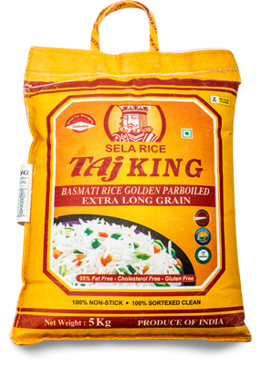 Taj King Parboiled Golden Basmati Rice 1 kg