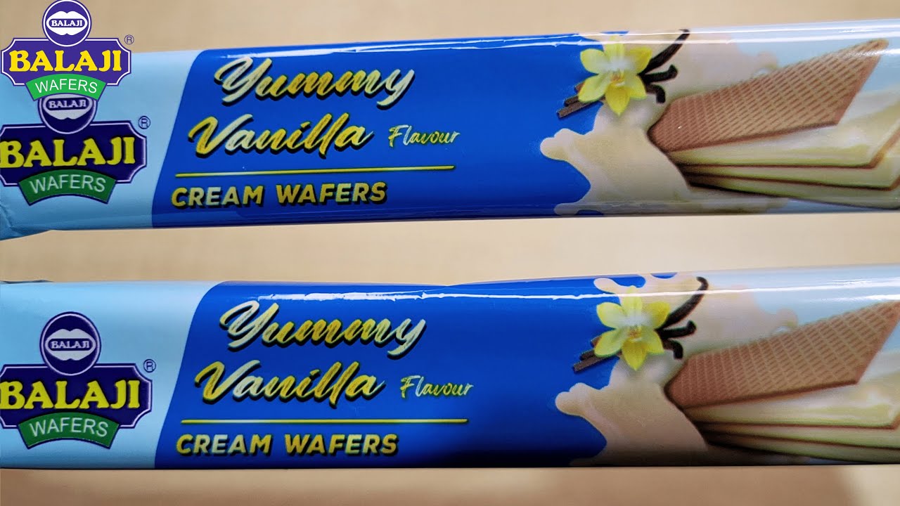 Balaji Vanilla Cream Wafers 16 g