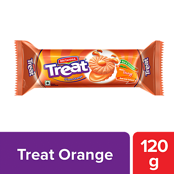 Britannia Treat Orange Cream 120 g