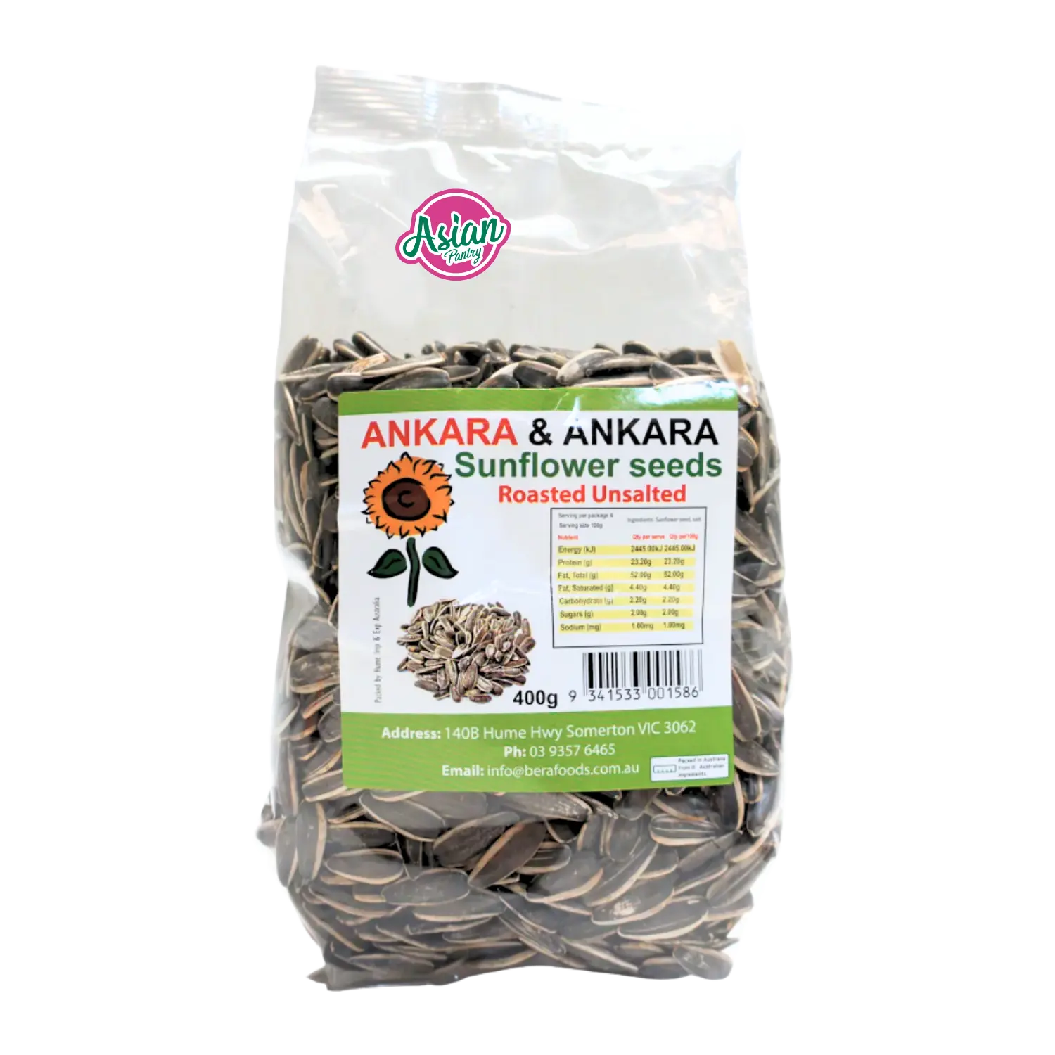 Bera Roast Sunflower Seed 400 g
