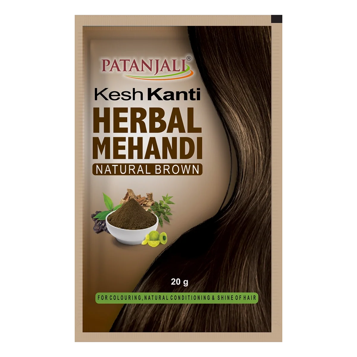 Patanjali Herbal Natural Brown Mehendi 20 g