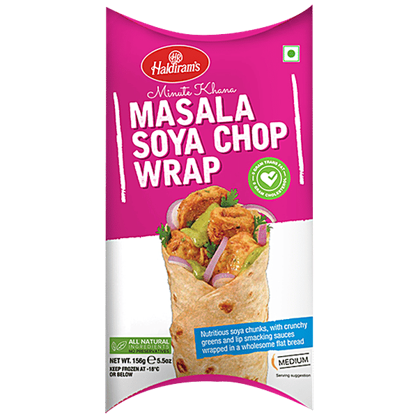 Haldirams D Masala Soya Wrap 156 g