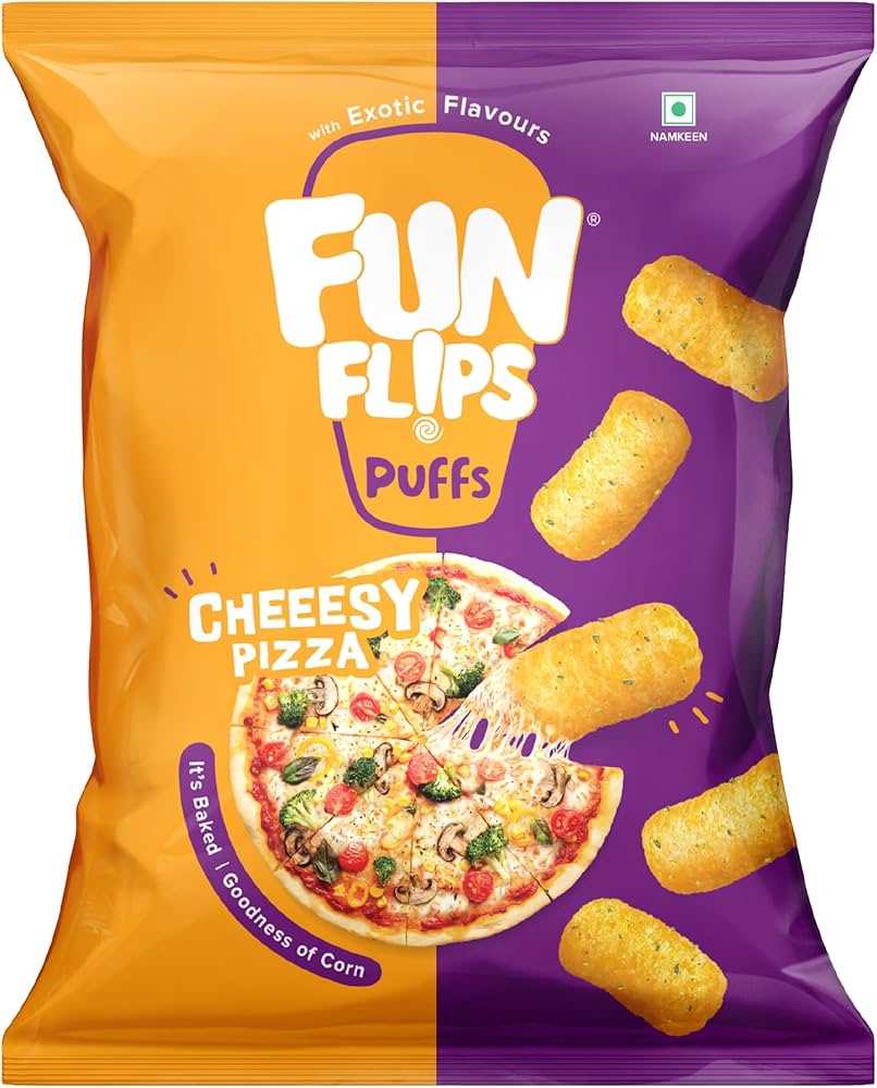 Fun Flips Cheesy Pizza 65 g