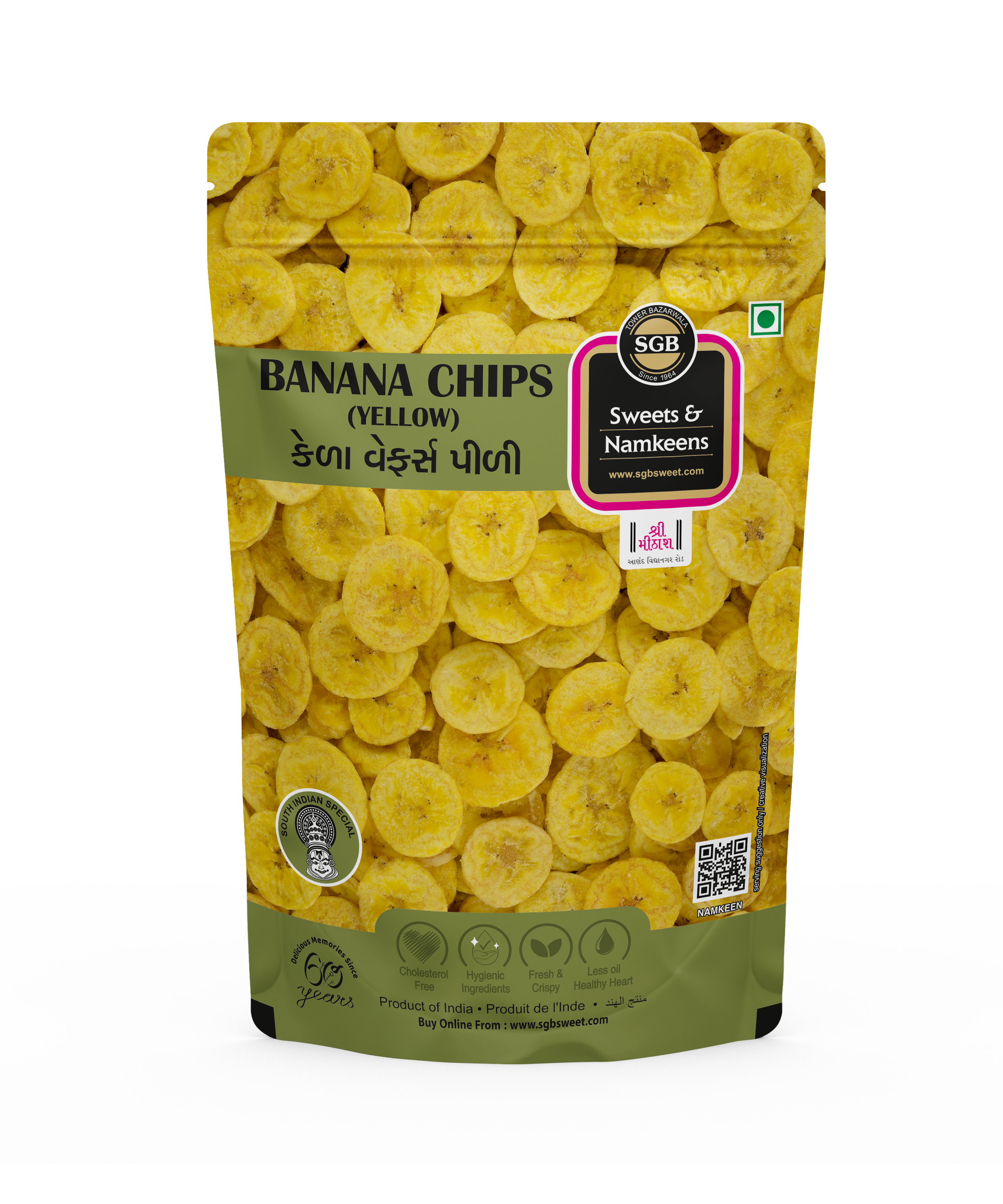 SGB Banana Chips Long 400 g
