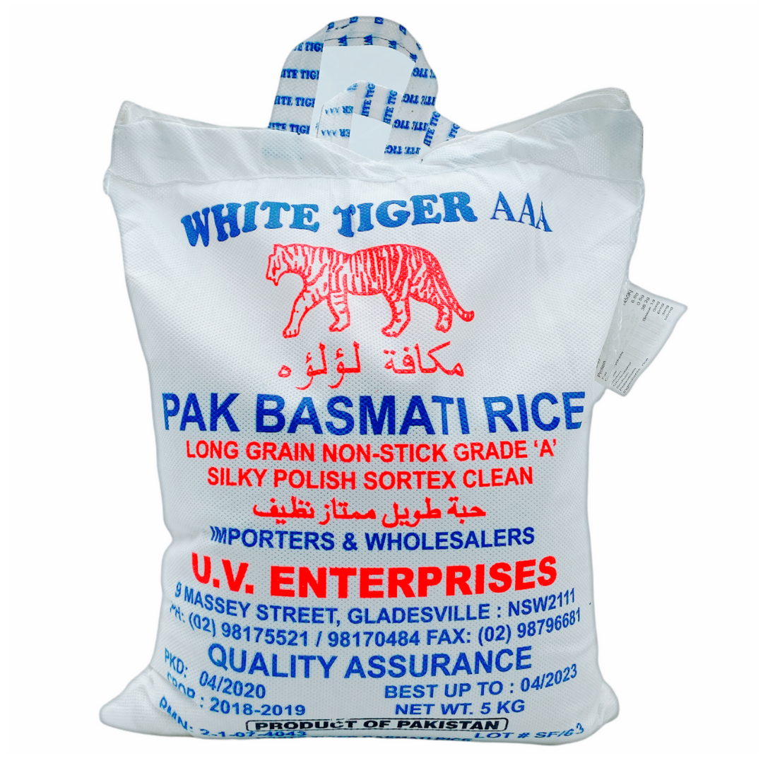 White Tiger Basmati 5 kg