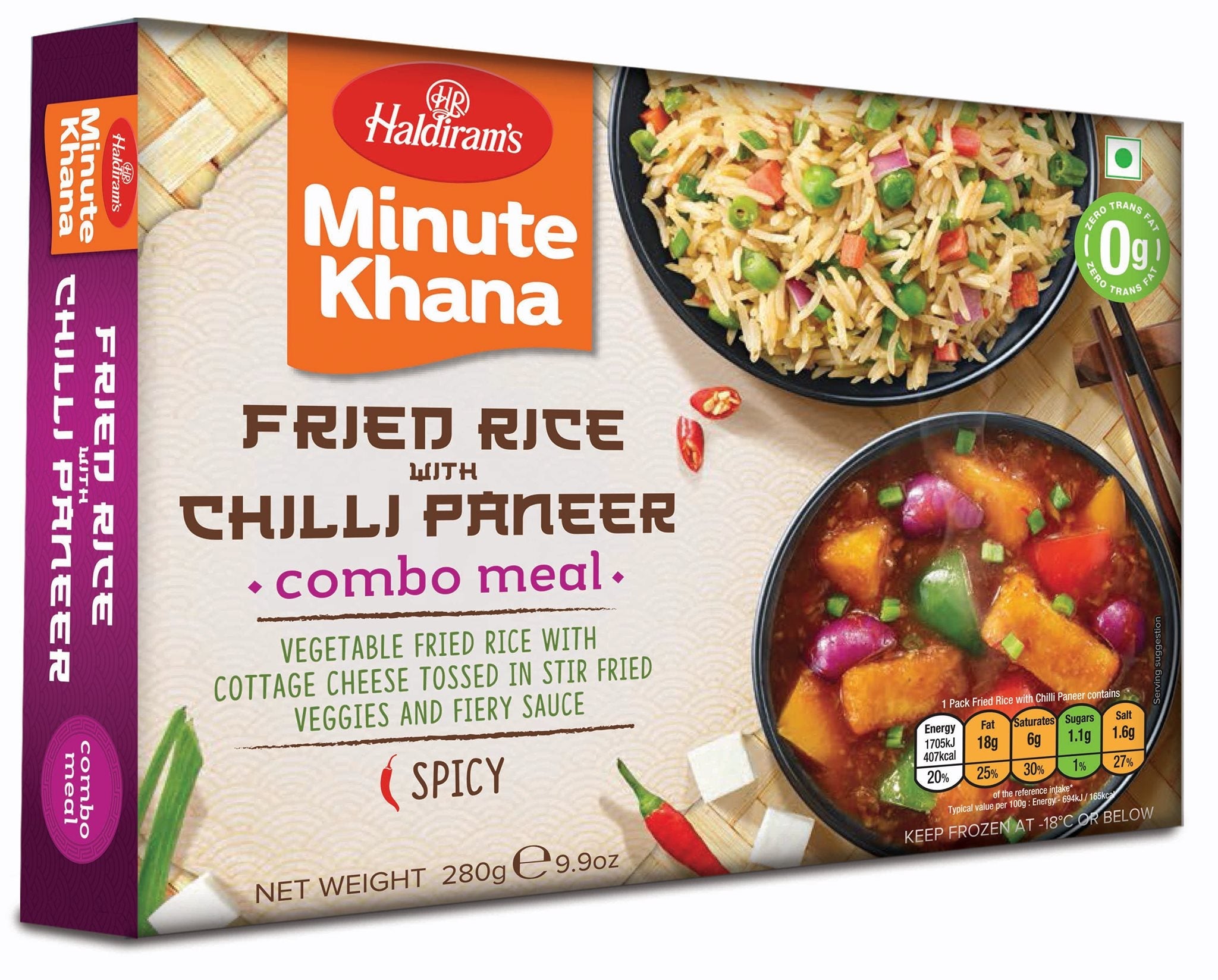Haldiram Fried Rice with Chili Paneer 280 g