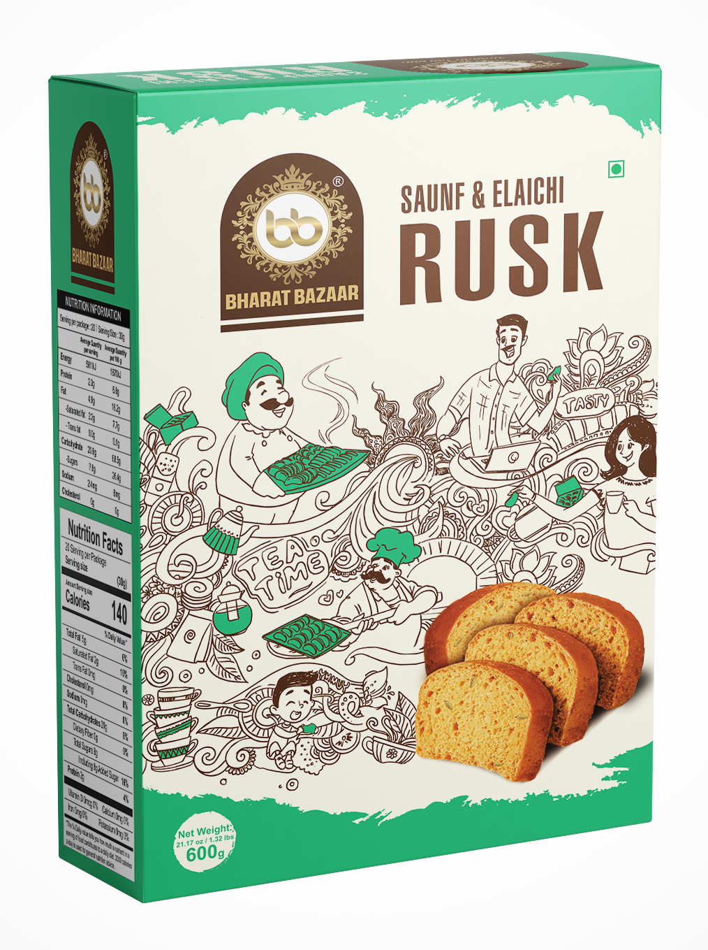 Delhi 6 Suji Rush Eliachi 600 g