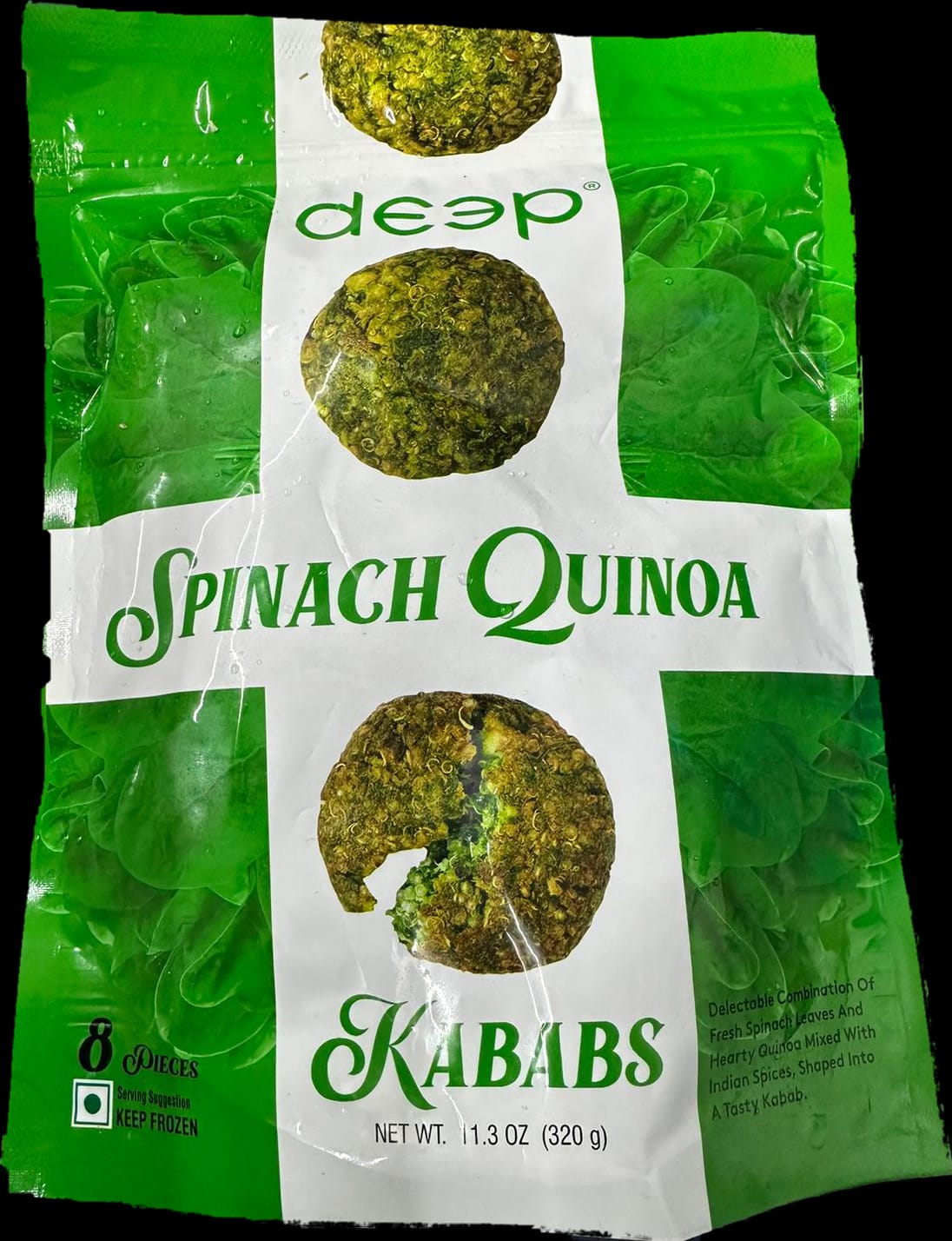Deep Spinach Quinoa Kabab 320 g
