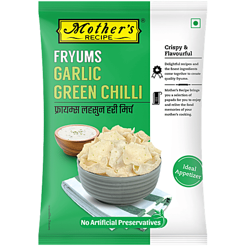 Mothers Garlic Chilli Pappaum 100 g
