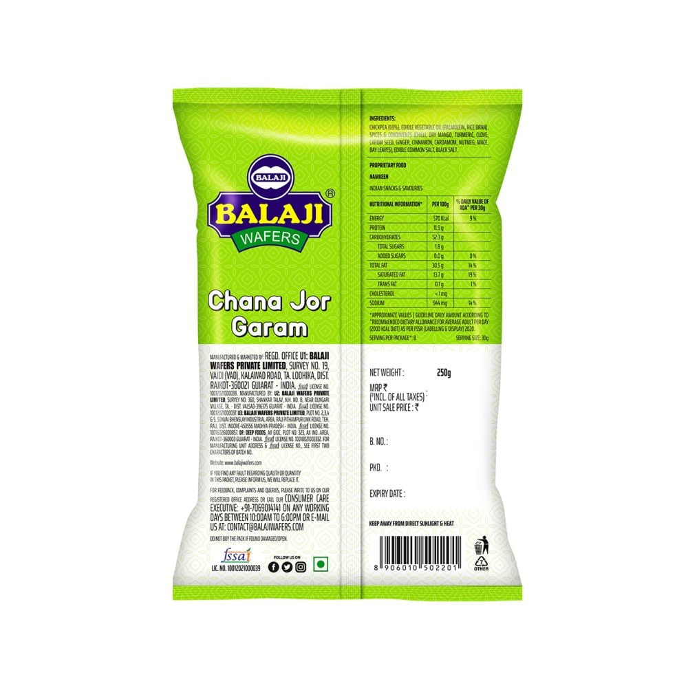 Balaji Chana Jor Garam 250 g