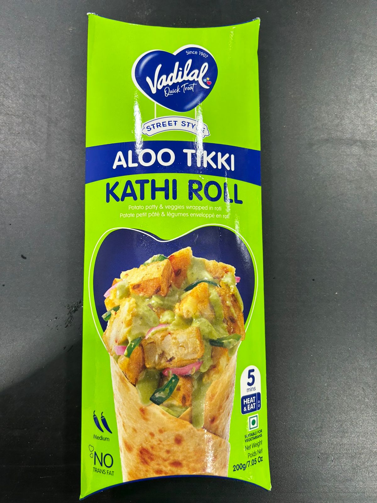 Vadilal Aloo Tikki Kathi Roll 200 g