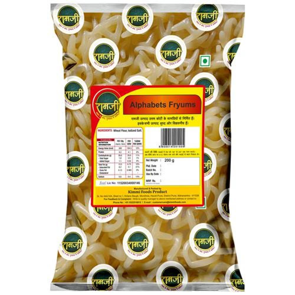 Gramam Alphabets Fryums 200 g