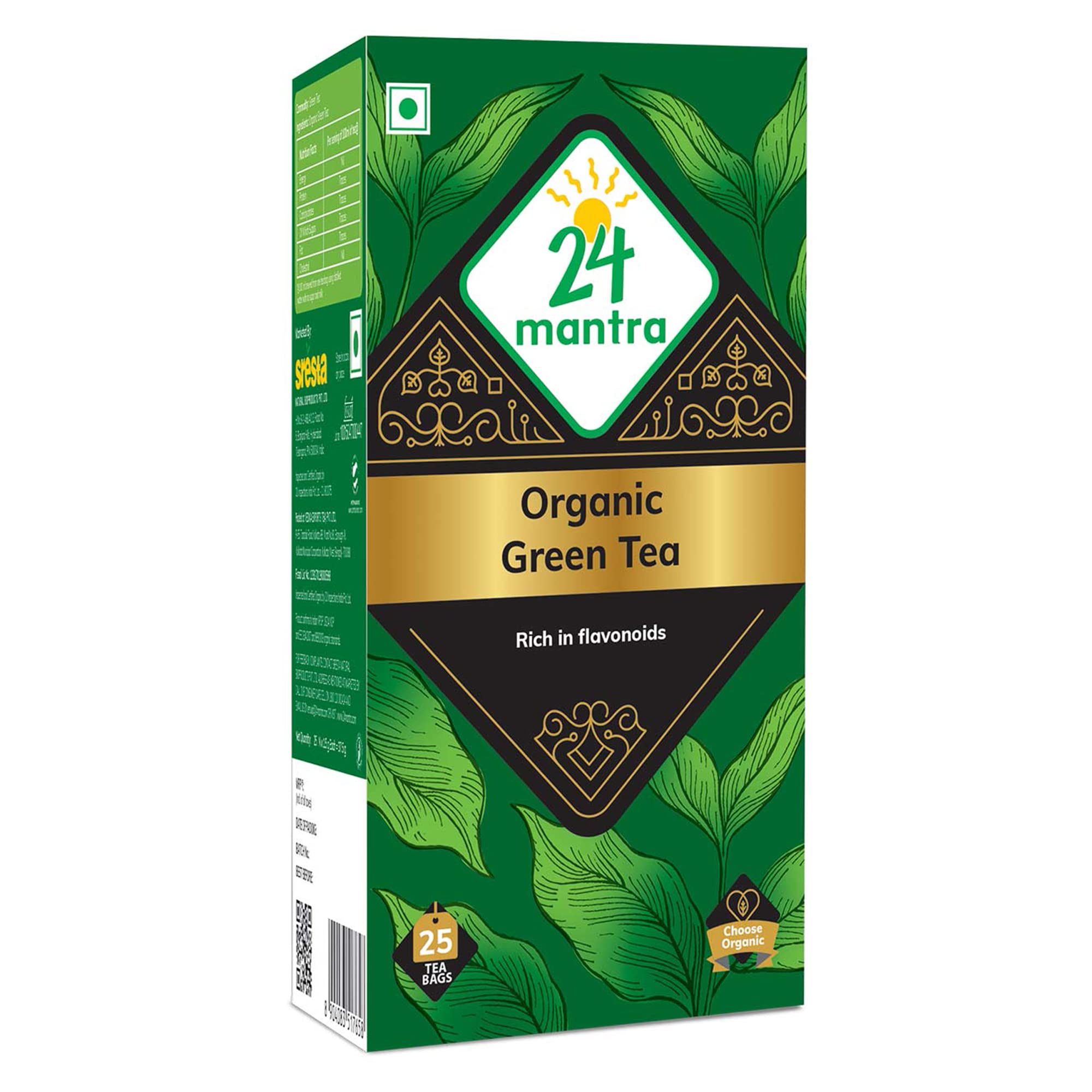 24mantra Organic Green Tea 37.5 g