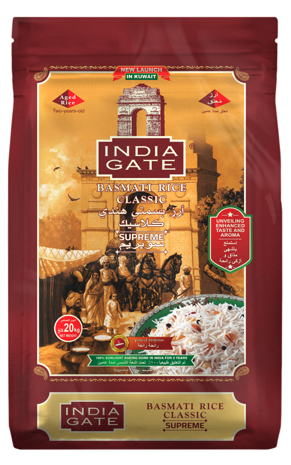 India Gate Basmati Rice Classic 20 kg