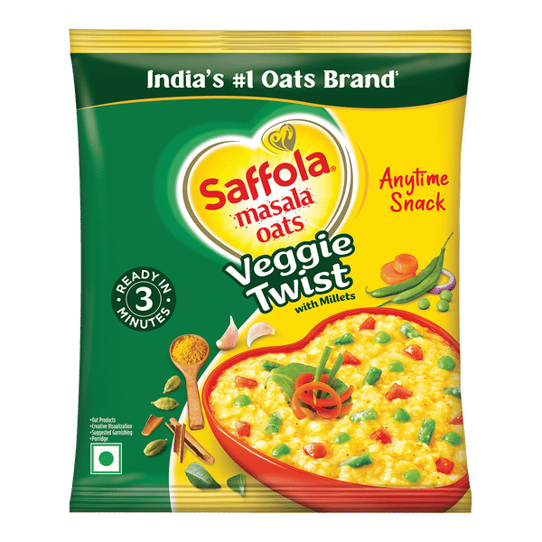 Saffola Veggie Twist Oats 482 g