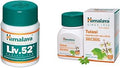 Himalaya Liv.52 Tablets - 100 Counts & Himalaya Wellness Pure Herbs Tulasi Respiratory Wellness - 60 Tablets