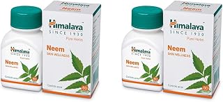 Himalaya Wellness Neem, 60 Tablet | Pure Herbs for Skin Wellness (Pack of 2)