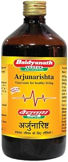 Baidyanath Asli Ayurved Arjunarishta Syrup for Healthy Heart Care and Digestion Tonic - 450 ml