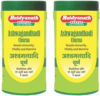 Baidyanath Asli Ayurved Ashwagandhadi Churna - 50 Gm (Pack Of 2) | Boost Immunity, Vitality Strength