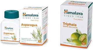 Himalaya Wellness Pure Herbs Shatavari Women's Wellness - 60 Tablets & Himalaya Wellness Since 1930 Pure Herbs Triphala Bowel Wellness - 60 Tablets