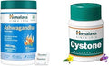 Himalaya KSM-66 Ashwagandha Gummies | Helps Relieve Stress and Anxiety | Helps Boost Energy | Supports Cortisol Levels |Clinically Proven | Vegan Friendly | 60 Gummies|Himalaya Cystone Tablets - 60