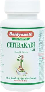 Baidyanath Jhansi Chitrakadi Bati, 80 Tablets, Pack of 3