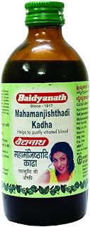 Baidyanath Asli Ayurved Mahamanjisthadi Kadha | Ayurvedic Blood Purifier 200 ml (Pack Of 3)
