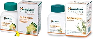 Himalaya Wellness Pure Herbs Men's Wellness Tablets - 60 Pieces (Gokshura) & Himalaya Wellness Pure Herbs Shatavari Women's Wellness - 60 Tablets