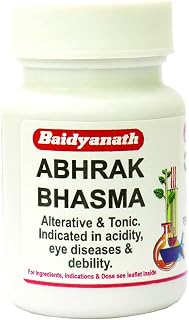 Baidyanath Asli Ayurved Abhrak Bhasma I Ayurvedic Respiratory Medicine I 10 GMS