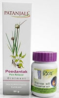 Patanjali Divya Peedantak Vati 80N and Peedantak Tube Pain Reliever Ointment, for Muscular and Joints Pain, 50g