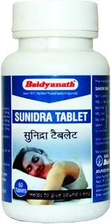 Baidyanath Asli Ayurved Sunidra Tablets | Ayurvedic Herbal Formula with Jatamansi & Shankhpushpi - 60 Tablets (Pack of 2)