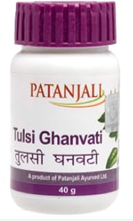 Patanjali Ayurved Limited Tulsi Ghan Vati, 40 g - Pack of 2