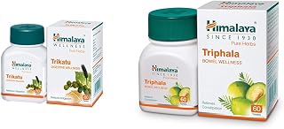 Himalaya Trikatu Digestive Wellness Tablets - 60 Tablets Herbals Triphala - 60 Capsules