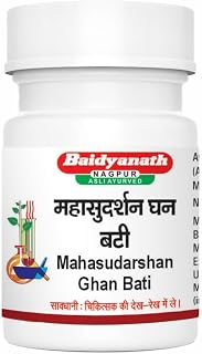 Baidyanath Asli Ayurved Mahasudarshan Ghanbati - 50 Tablets