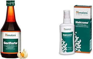 Himalaya Geriforte Syrup 200ml | Himalaya Hairzone Solution 60ml