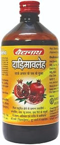 Baidyanath Asli Ayurved Dadimavaleha Syrup with Pomegranate  Ayurvedic Digestive Tonic for Indigestion, Loss of Appetite, Gas & Anemia  Herbal Iron-Rich Supplement  450ml