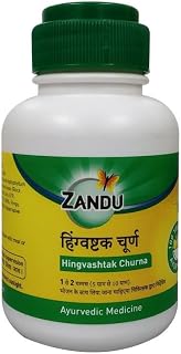 Zandu Hingvashtak Churna 180 g with Malshuddhi Vati Sample