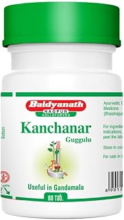 Baidyanath Asli Ayurved Kanchanar Guggulu, 80 Tablets - Ayurvedic Herbal Supplement