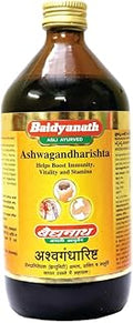 Baidyanath Asli Ayurved Ashwagandharishta | Helps Boost Immunity And Stress Buster | Useful For Natural Body Strength, Liquid (450 Ml), Pack Of 1