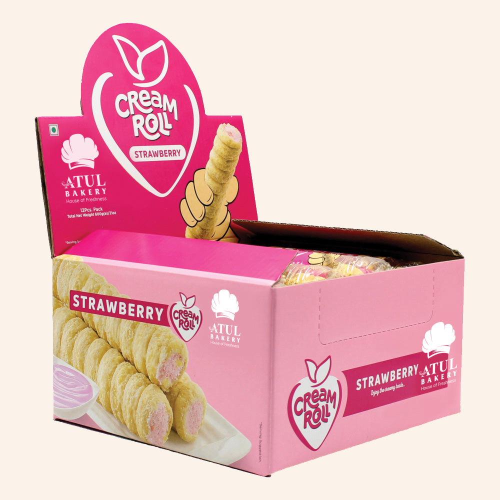 Atul Strawberry Cream Rolls