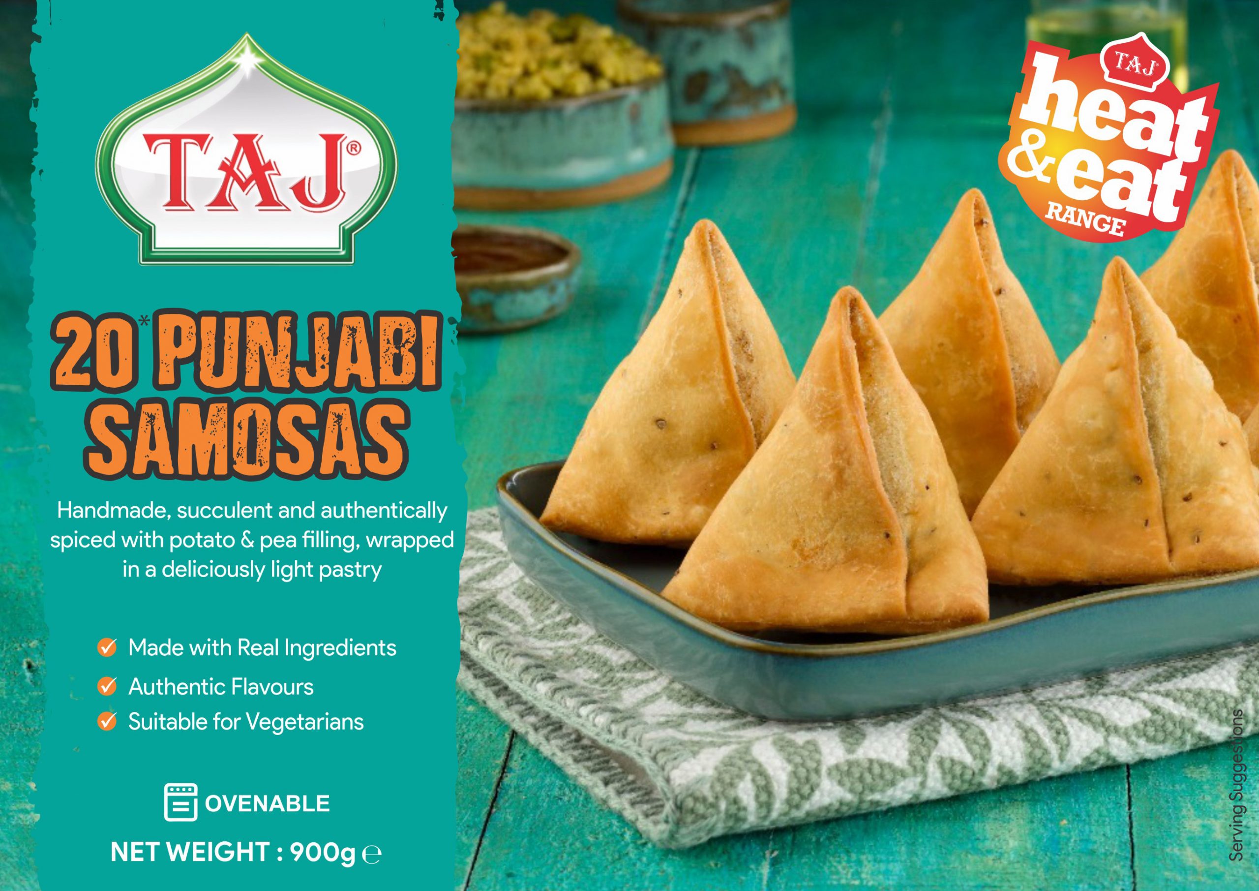 Taj Everfresh Punjabi Samosa 1.125 kg