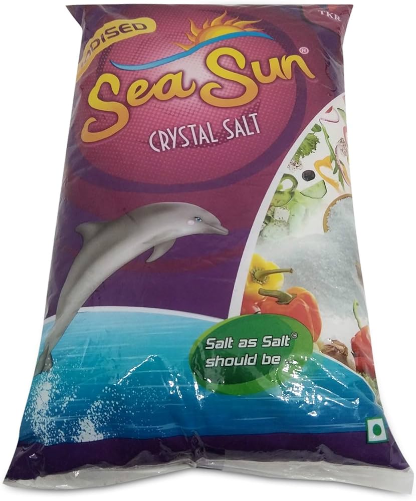 New Sun Pure Premium Iodised Crystal Salt 1 kg