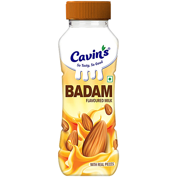 Cavin Kesar Badam Milk 180 Ml 6 pcs