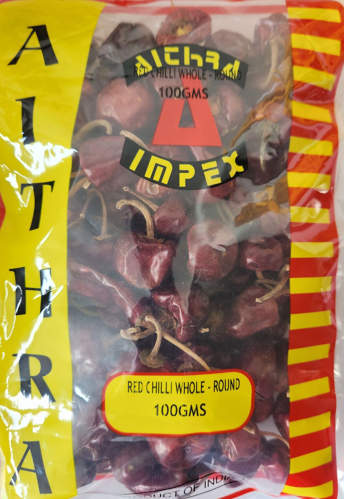 Aithra Red Whole Chillies 100 g