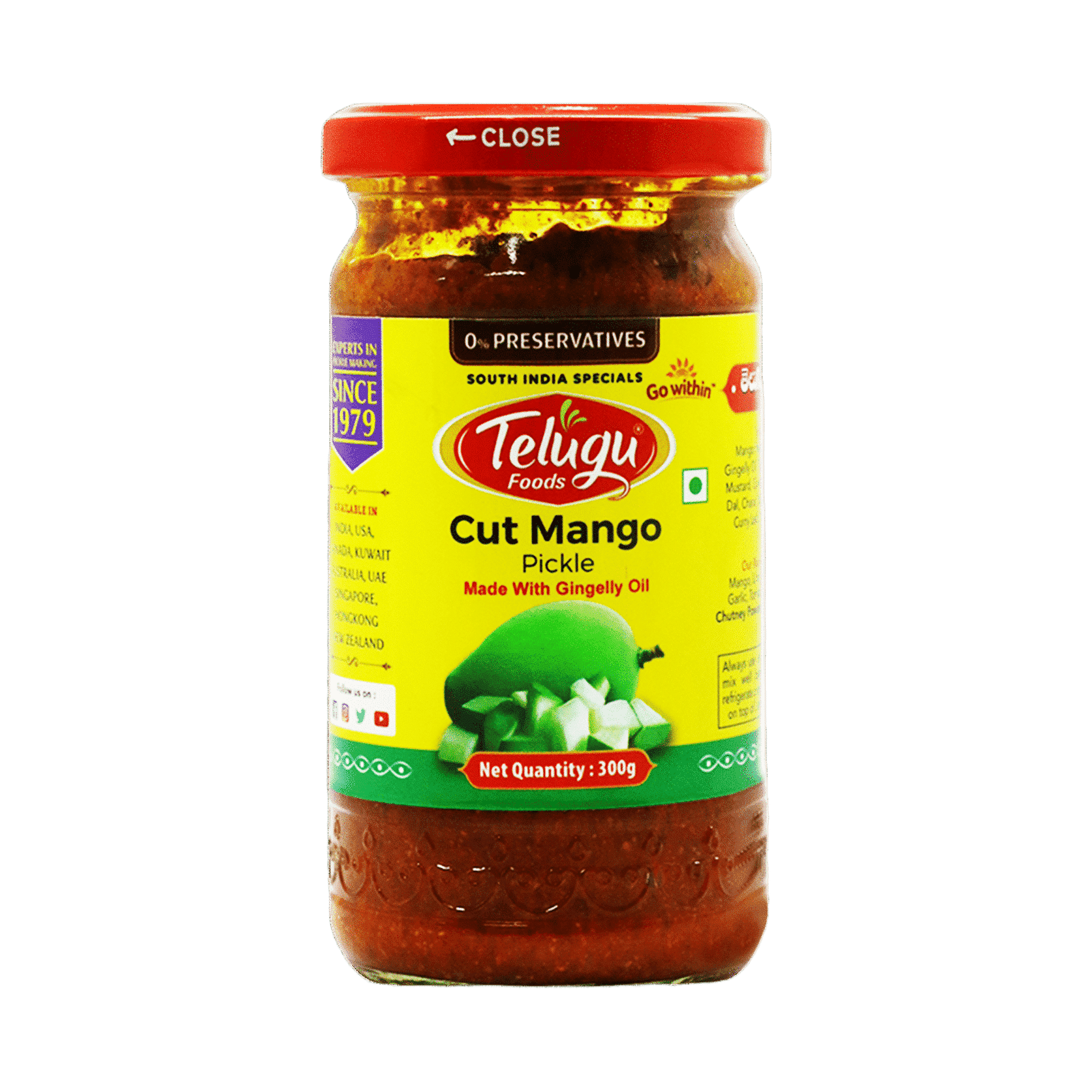 Telugu Cut Mango Pickle 300 g