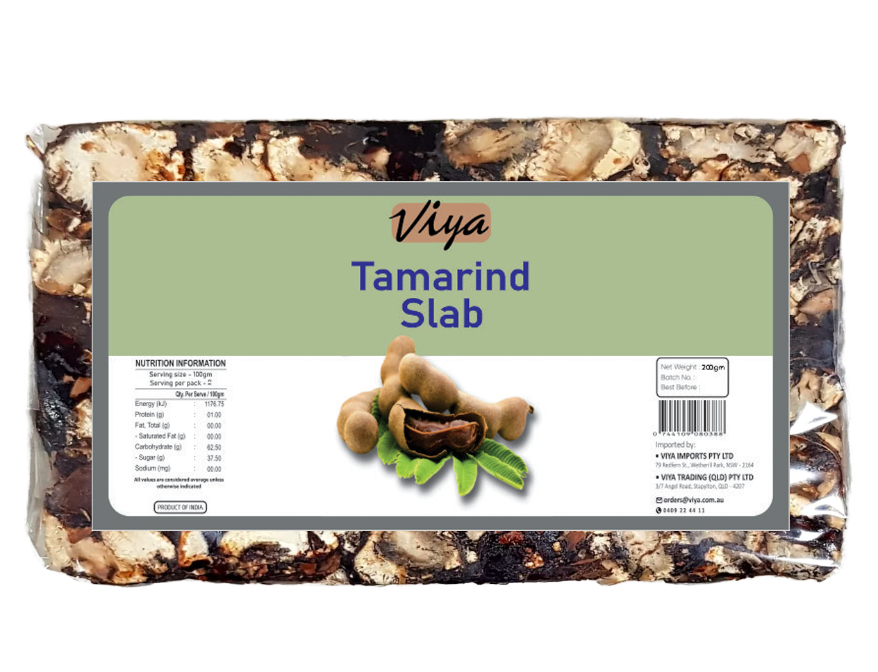 Viya Tamrind Seedless 200 g