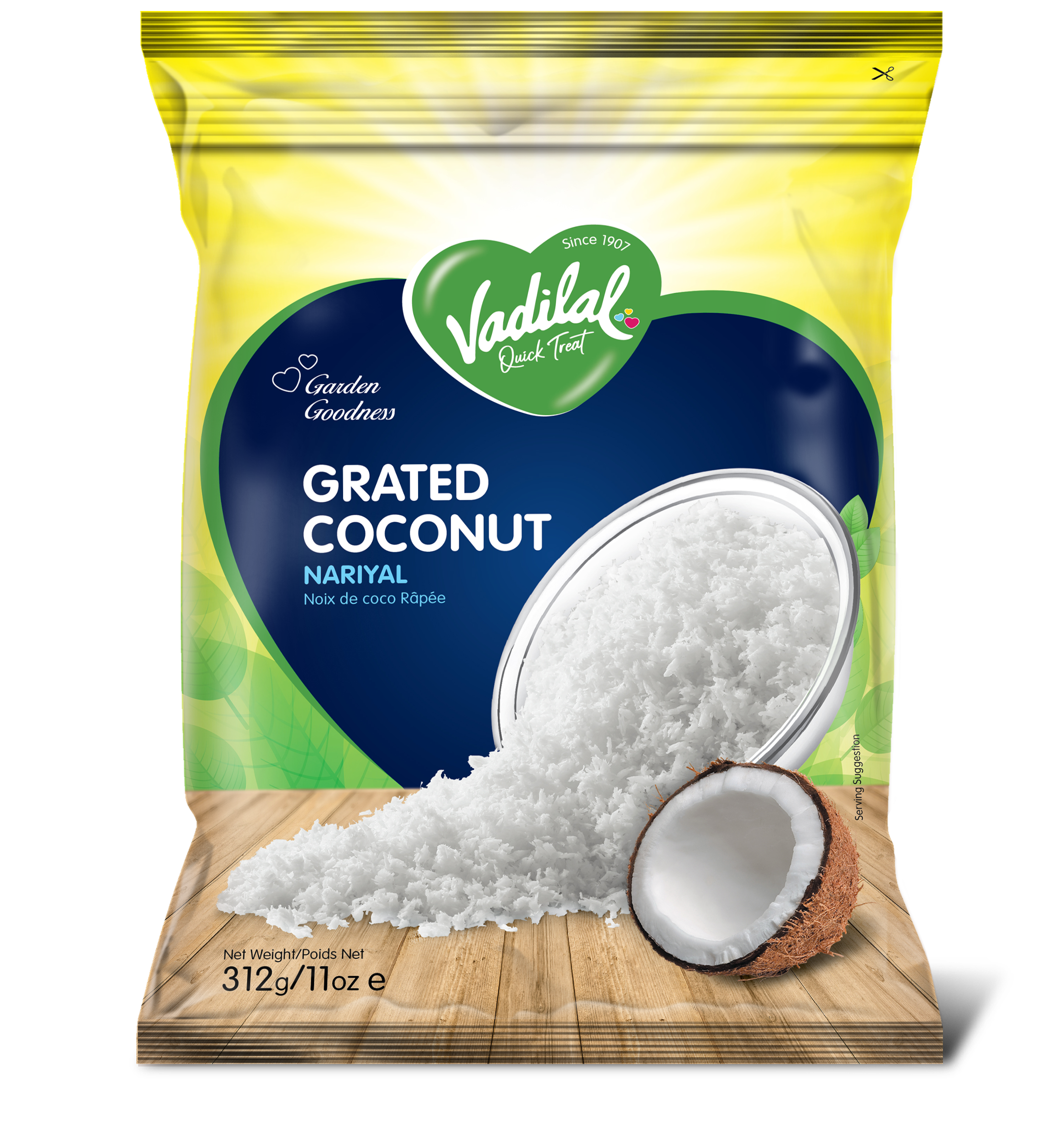 Vadilal Grated Coconut 312 g