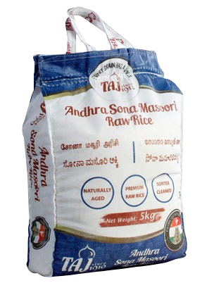 Taj Andhra Sona Masoori Raw Rice 5 kg