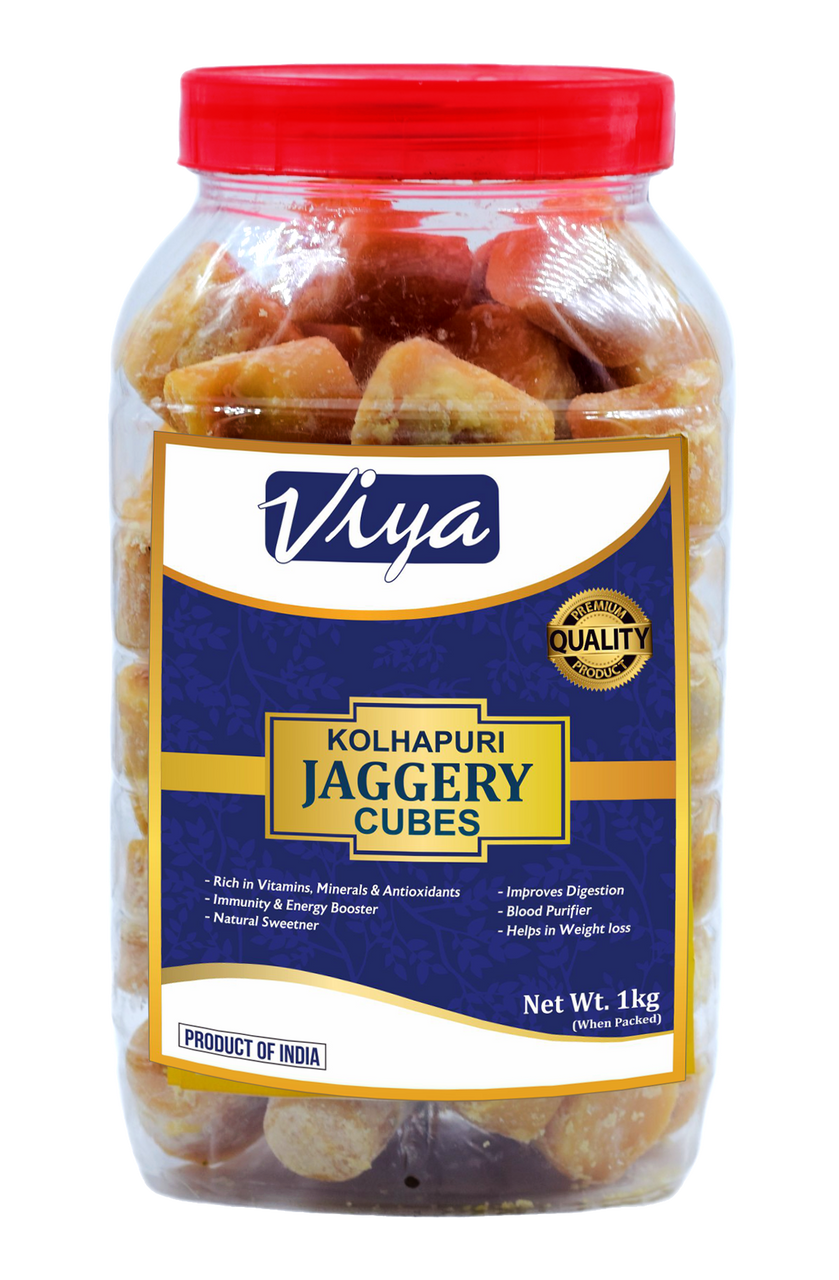 Viya Kolhapuri Jaggery Cubes 1 kg