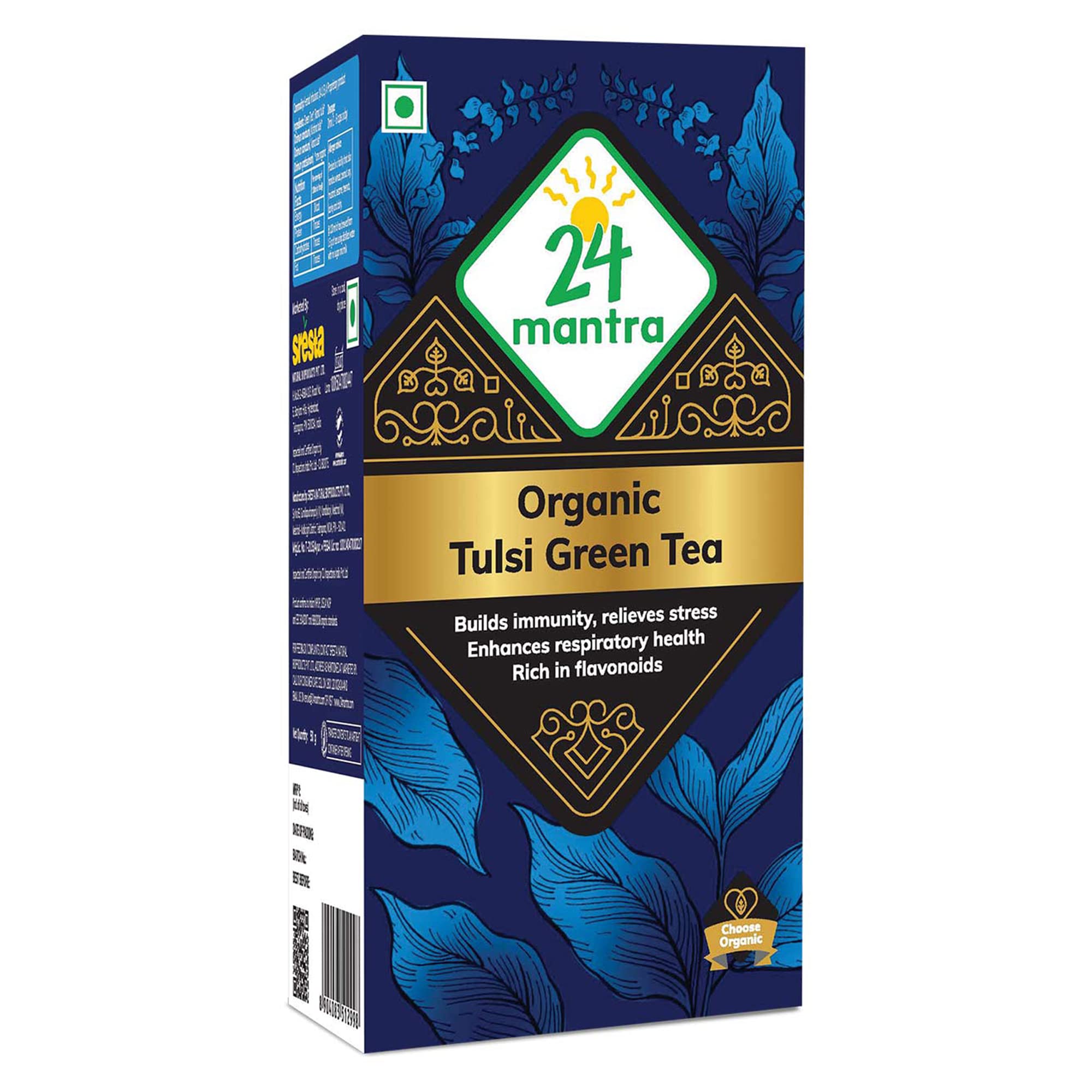 24mantra Organic Tulsi Green Tea 37.5 g